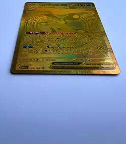 Mega Greninja ex Gold Hyper Rare 122/086 Chaos Rising Pokemon Card NM/M Pack Fre - Image 5