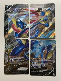 Greninja V-UNION Set of 4 Sword & Shield Promo 155 156 157 158 Pokemon Card Holo - Image 1
