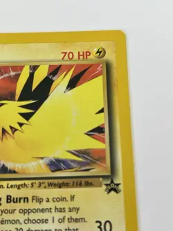 Zapdos basic vintage BLACK STAR PROMO #145 Pokemon Card 2000 near MINT + 💎 - Image 3