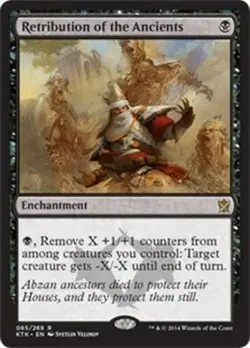 x1 Retribution of the Ancients R MTG Khans of Tarkir M/NM, English - Image 1