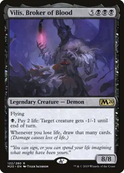 Vilis, Broker of Blood (Non-Foil) - Core Set 2020 (M20) - Image 1