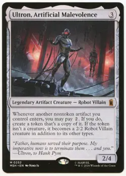 2026 MTG: Marvel Super Heroes ULTRON Artificial Malevolence Mythic #0252 - Image 1
