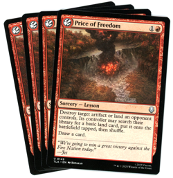 x4 Price of Freedom - 0149 - Avatar: The Last Airbender TLA - MTG - NM/M - Image 1