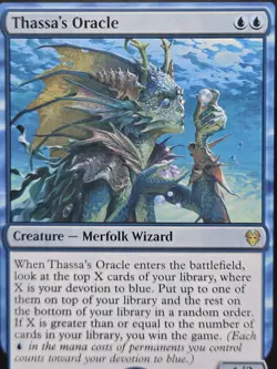 Thassa’s Oracle THB 073/254 Rare Near Mint Commander Pioneer Combo Staple MTG - Image 1