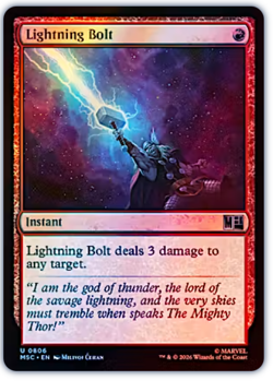 Lightning Bolt - Foil Commander: Marvel Super Heroes - Image 1