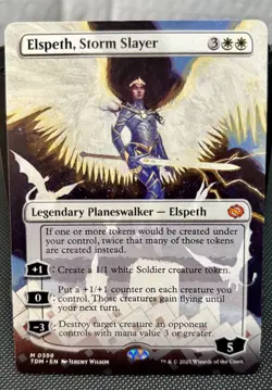 Elspeth, Storm Slayer (Borderless) Tarkir: Dragonstorm - Image 1