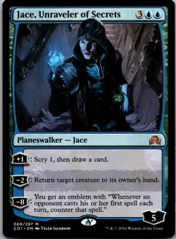 Jace, Unraveler of Secrets 69 Shadows over Innistrad Magic: The Gathering LP - Image 1