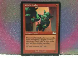 MTG Magic the Gathering Goblin Lackey Urza's Saga MP - Image 1
