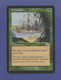 1998 Magic the Gathering - Exploration - Urza's Saga MTG - Image 1
