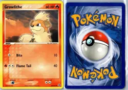 Growlithe FireRed & LeafGreen 64/112 Common MP - Vintage Pokemon Card - Image 3