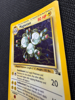 Pokemon Magneton 11/62 - Fossil Set Unlimited - Holo Rare Vintage WOTC 1999 - Image 2