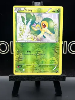 Snivy 5/124 Fates Collide Reverse Holo Common Pokemon TCG 2016 VLP - Image 2