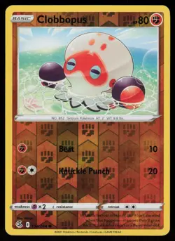 Clobbopus 152/264 Common Fusion Strike Pokemon Reverse Holo Lightly Played - Image 1
