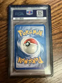 2005 Pokemon Gold Star Ex Deoxys #107 Rayquaza Holo Portuguese PSA 1 PR - Image 2