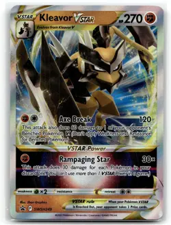 Kleavor VSTAR SWSH249 Holo Promo Sword & Shield Promo Pokemon NM - Image 1