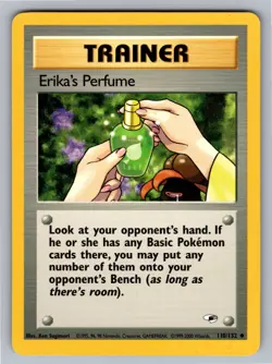 Pokemon TCG Erika's Perfume 110/132 Gym Heroes Regular LP - Image 1