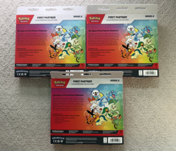 Pokemon TCG First Partner Illustration Collection Series 2 Box LOT of 3 Sealed - Image 2