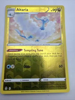 Altaria 106/203 Rare Evolving Skies Pokemon Reverse Holo Near Mint - Image 1
