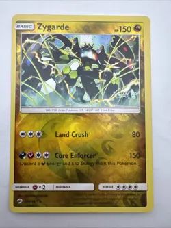 Pokemon TCG - Zygarde - 100/147 - Burning Shadows - Reverse Holo - Image 1