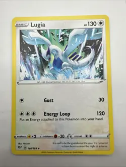 Pokemon TCG - Lugia 140/189 - Darkness Ablaze - Non Holo Rare - Near Mint - Image 1