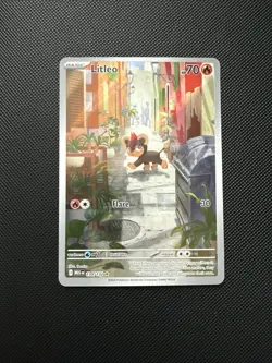 Litleo 139/132 ME01: Mega Evolution NM Pokemon TCG Illustration Rare - Image 1