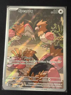 Spearow 151/132 Illustration Rare Mega Evolution Pokemon Holo Near Mint - Image 1