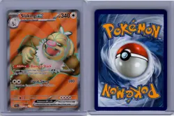 2024 Pokemon TCG Scarlet & Violet—Surging Sparks Slaking #227/191 Foil Illustrat - Image 3