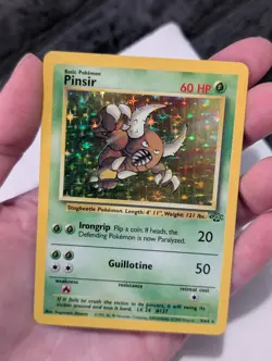 Nintendo Pinsir 9/64 Jungle Holo Rare Unlimited 1999 English 60HP Pokemon TCG MP - Image 1