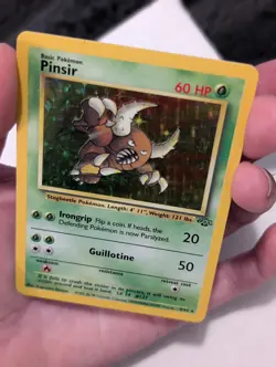 Nintendo Pinsir 9/64 Jungle Holo Rare Unlimited 1999 English 60HP Pokemon TCG MP - Image 4
