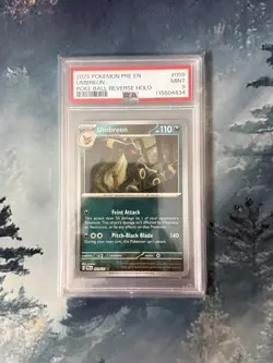 PSA 9 Umbreon 🌙 059/131 Pokemon Scarlet & Violet Prismatic Evolutions Pokeball - Image 1