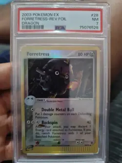 2003 Pokemon Ex Forretress-Rev.Foil Dragon Psa 7 28/97 - Image 1