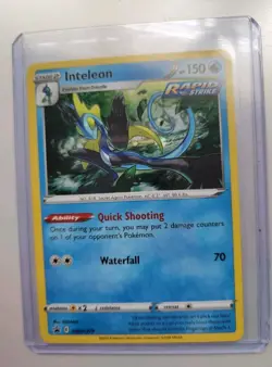 Pokemon TCG - Crown Zenith: Inteleon (SWSH279) - Black Star Promo - Near Mint - Image 2