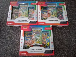 Pokemon First Partner Illustration Collection Series 2 Sealed Lot Of 3 Sealed - Image 1