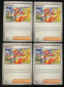 4x Harlequin 083/086 SV: White Flare Pokemon Playset x4 NM - Image 1