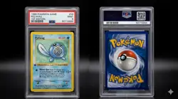 Pokemon TCG Poliwag Base Set Shadowless #059/102 English 1st Ed PSA 9 (1999) - Image 1