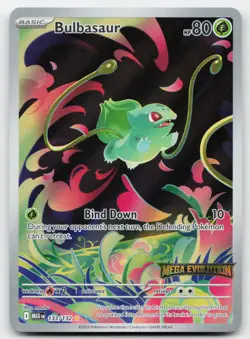 Bulbasaur 133/132 NM - Mega Evolution Stamped - Illustration Rare - Pokemon TCG - Image 1