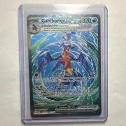 Pokemon TCG Garchomp ex 245/182 SV04 Paradox Rift SIR Holo 320 HP - Image 1