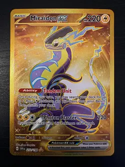 Pokemon - Miraidon ex Hyper Rare - 253/198 - Scarlet & Violet base - NM Raw - HR - Image 1