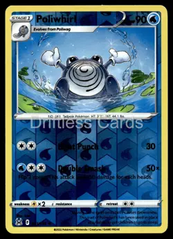Poliwhirl 031/196 Uncommon Lost Origin Pokemon Reverse Holo NM/M - Image 1