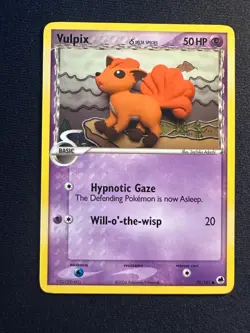2006 Pokemon EX Dragon Frontiers Delta Species Vulpix 70 /101 Nintendo ADACHI 02 - Image 1