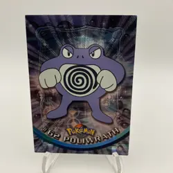 2000 Topps Chrome Pokemon TV Animation #62 Poliwrath Holo Foil - Image 1