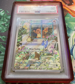 2023 POKEMON SVP EN-SV BLACK STAR PROMO #044 CHARMANDER PSA 9 - Image 2