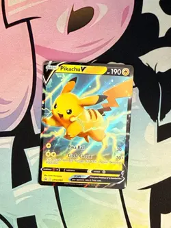 2020 Pikachu V SWSH063 Ultra Rare Holo - 2020 Pokemon Black Star Promo - Image 1