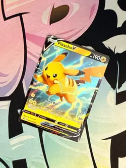2020 Pikachu V SWSH063 Ultra Rare Holo - 2020 Pokemon Black Star Promo - Image 2