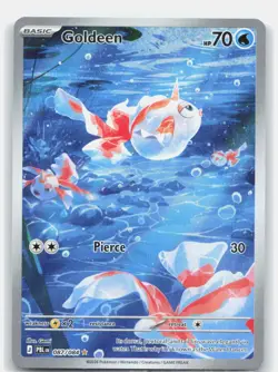 Goldeen 087/084 Illustration Rare Pitch Black Pokemon Holo Near Mint - Image 1