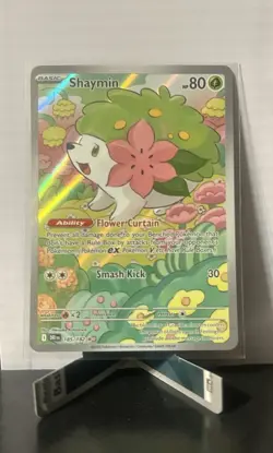 Shaymin 185/182 : Destined Rivals- Illustration Rare - Pokemon TCG - NM - Image 1
