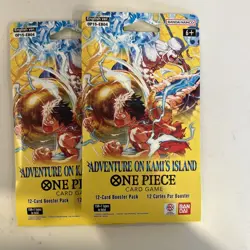 One Piece TCG OP-15 Adventure on Kami's Island Sleeves Booster Pack English X2 - Image 3