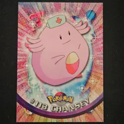 Pokemon CHANSEY #113 TOPPS TRADING CARDS SERIES 2 - Image 1