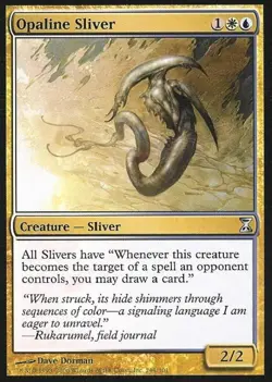 Opaline Sliver - TSN MTG - Heavy Play - Image 1