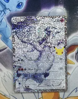 Reshiram Celebrations Holo SWSH 113/114 Pokemon TCG Card Near Mint Fresh Pull - Image 1